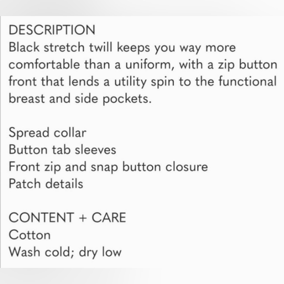 Torrid, Black Twill Jacket, "Property Of No One" Size 3X - Picture 3 of 8